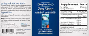 Zen Sleep with P5P and 5-HTP