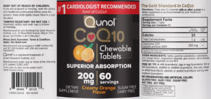 CoQ10 200 mg Chewable Tablets Creamy Ora