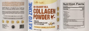 Keto Zone Collagen Powder French Vanilla