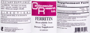 Ferritin Bioavailable Iron 5 mg