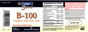B-100 Complex With Folic Acid
