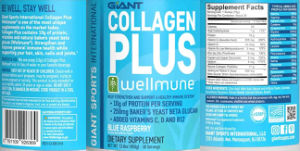 Collagen Plus Wellmune Blue Raspberry