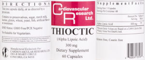 Thioctic (Alpha Lipoic Acid) 300 mg