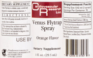 Venus Flytrap Spray Orange Flavor