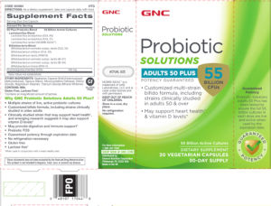 Probiotic Solutions Adults 50 Plus 55 Bi