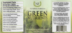 Green Nutrients