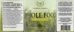 Whole Food Powder