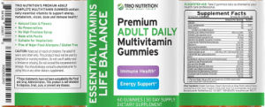 Premium Adult Daily Multivitamin Gummies