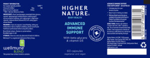 Label for Advanced Immune Support
