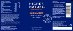 Label for Nails & Hair