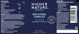Label for Red Sterol Complex