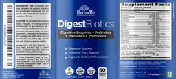 Label for DigestBiotics