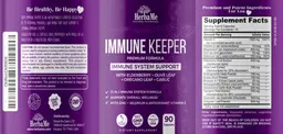 Label for Immune Keeper