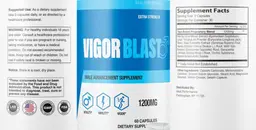 Label for Vigor Blast