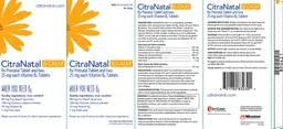 Label for Citranatal Vitamin B6 Tablet