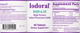 Label for Iodoral IOD 6.25