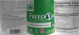 Label for Freedom Softgels