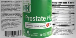 Label for Prostate Plus