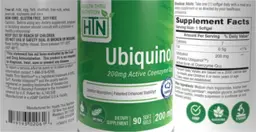 Label for Ubiquinol 200 mg