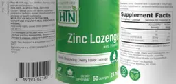 Zinc Lozenge 23 mg Cherry Flavor