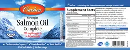 Label for Salmon Oil Complete