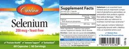 Label for Selenium 200 mcg