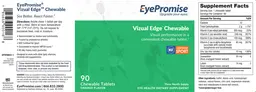 Label for Vizual Edge Chewable Orange Flavor