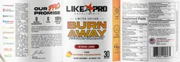 Label for Burn Away Eternal Punishment Mango Margarita