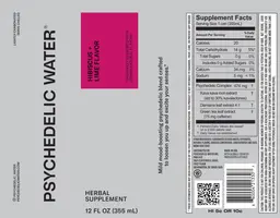 Label for Hibiscus + Lime Flavor