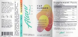 Label for Fat Burner