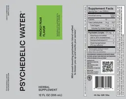 Label for Prickly Pear Flavor