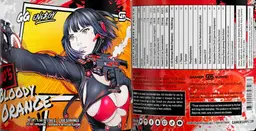 Label for Energy Kaho's Bloody Orange