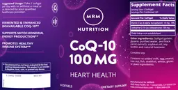 Label for CoQ-10 100 mg