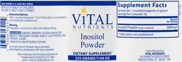 Label for Inositol Powder