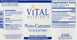 Label for Phyto-Curcumin plus Enzymes