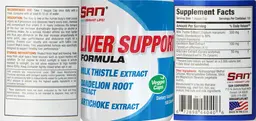 Label for Liver Support Formula
