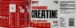 Label for Performance Creatine