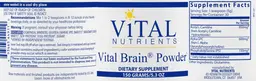 Label for Vital Brain Powder