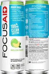 Label for FocusAid Brain Boost Melon Mate