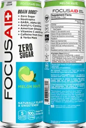 Label for FocusAid Zero Brain Boost Melon Mate
