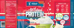 Label for All Natural Protein Mini Marshmallows