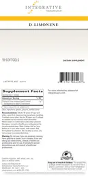 Label for D-Limonene