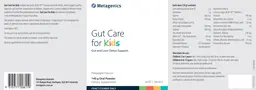 Label for Gut Care for Kids Pineapple Flavour