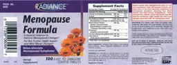 Label for Menopause Formula