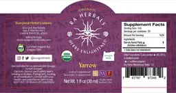 Label for Yarrow