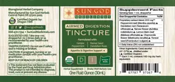 Label for Airmed Digestion Tincture