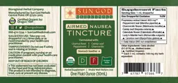 Label for Airmed Nausea Tincture