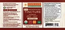Label for EIR Menopause Tincture