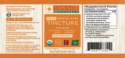 Label for Heka Mental Ease Tincture