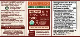 Hemp Eir Tincture 500 Menopuase Support